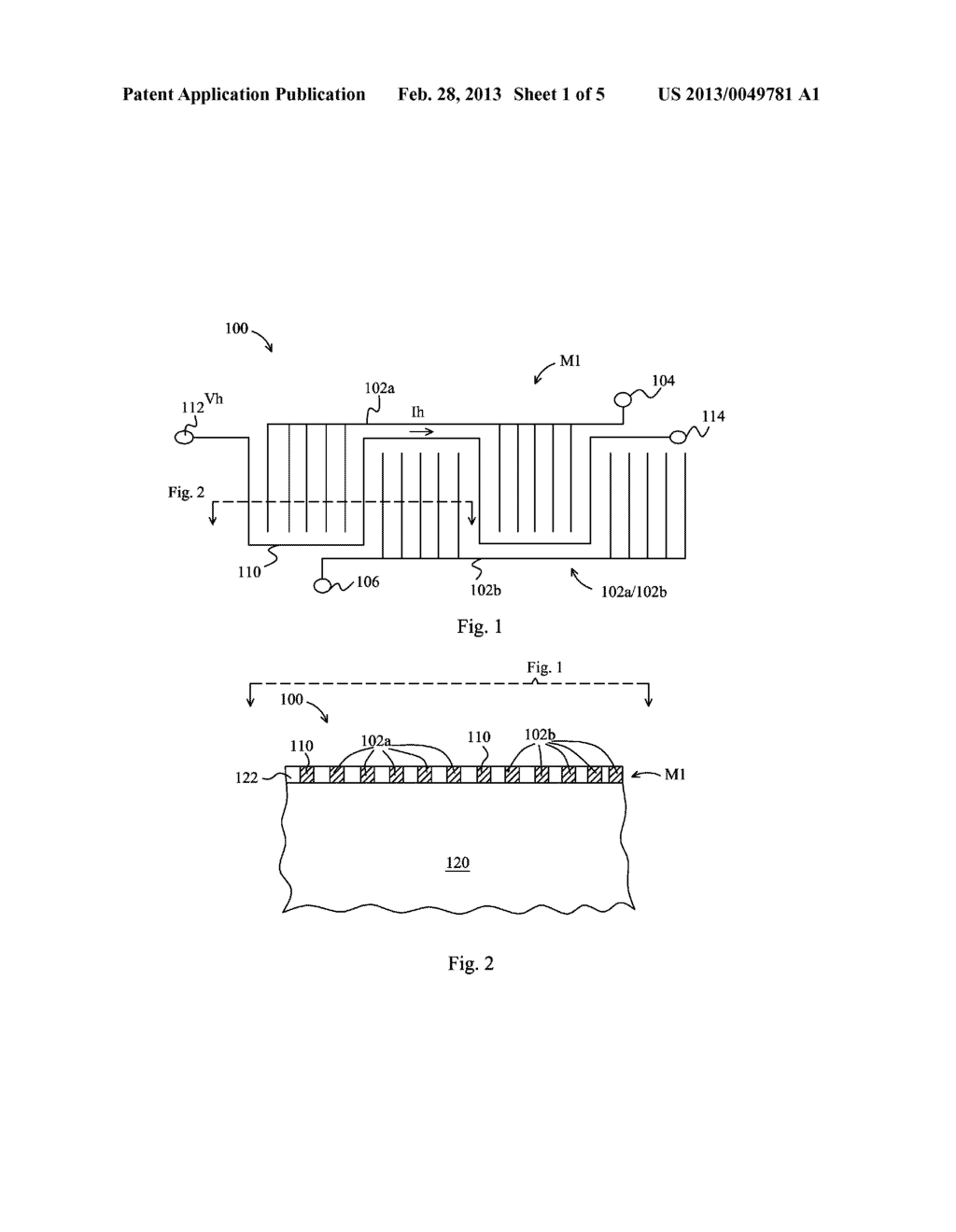 Semiconductor Devices with Self-heating Structures, Methods of Manufacture     Thereof, and Testing Methods - diagram, schematic, and image 02