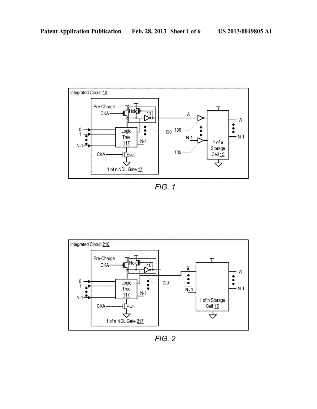 ONE-OF-N N-NARY LOGIC IMPLEMENTATION OF A STORAGE CELL - diagram, schematic, and image 02