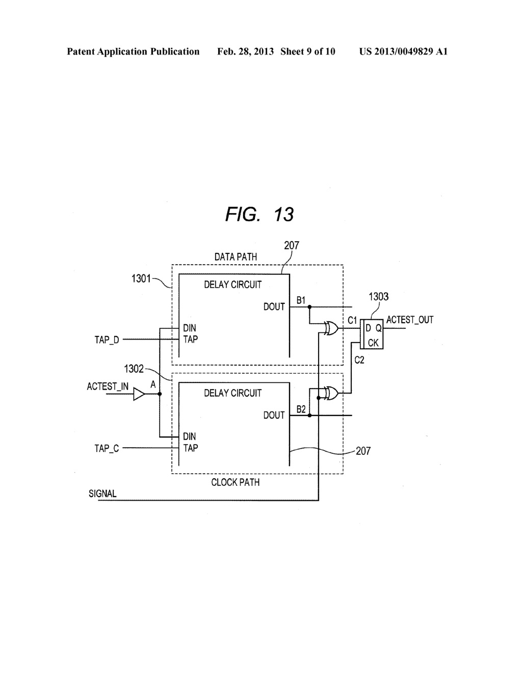 VARIABLE DELAY LINE FOR DELAY LOCKED LOOP - diagram, schematic, and image 10