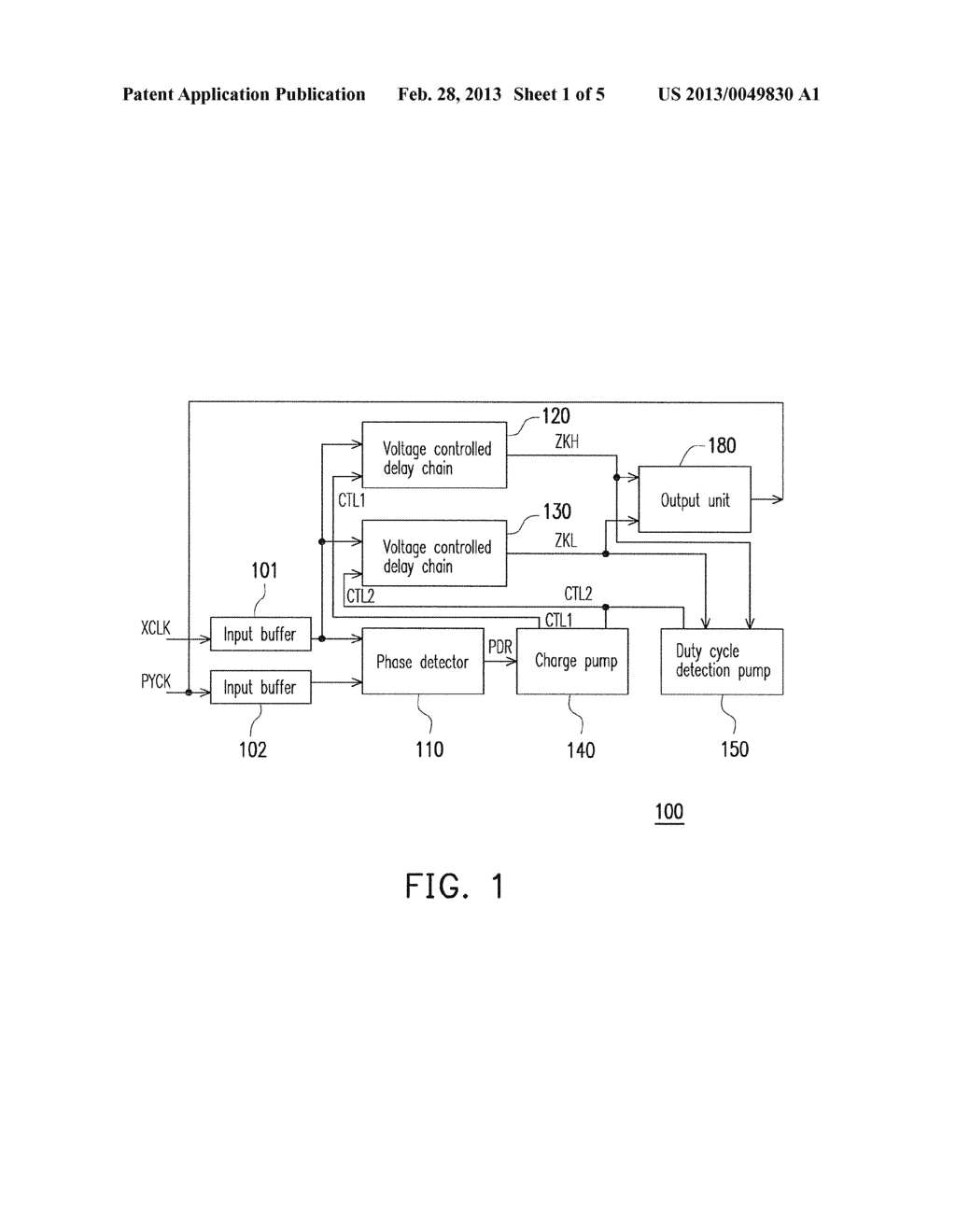 DELAY LOCK LOOP CIRCUIT - diagram, schematic, and image 02