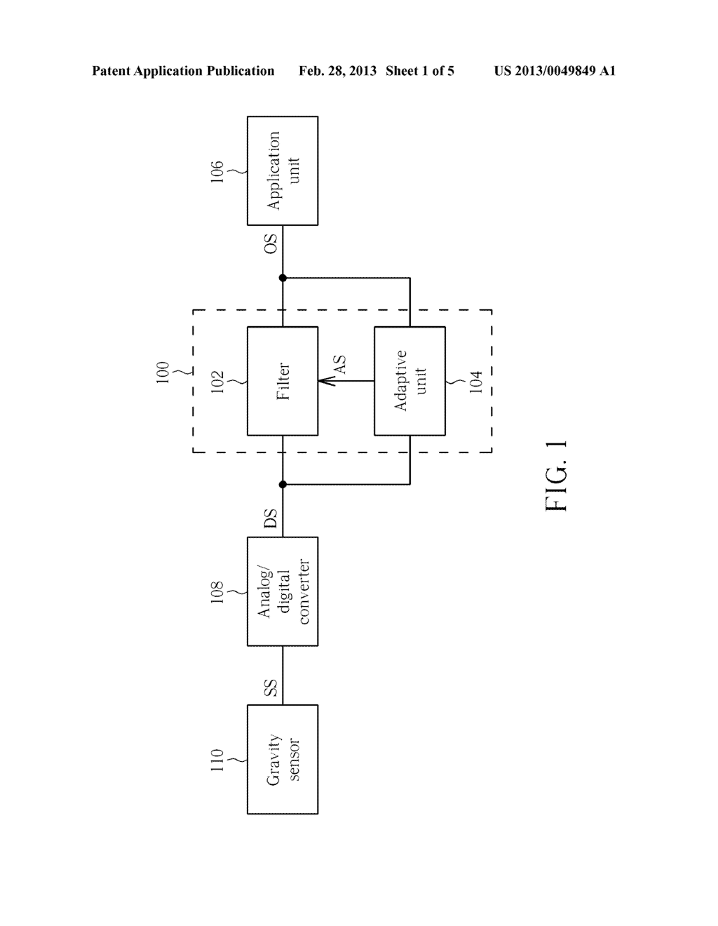 FILTER SYSTEM CAPABLE OF AUTOMATICALLY ADJUSTING BANDWIDTH AND METHOD OF     AUTOMATICALLY ADJUSTING BANDWIDTH OF A FILTER - diagram, schematic, and image 02