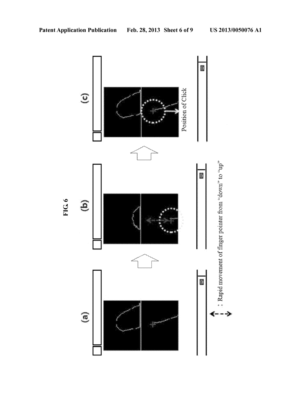 METHOD OF RECOGNIZING A CONTROL COMMAND BASED ON FINGER MOTION AND MOBILE     DEVICE USING THE SAME - diagram, schematic, and image 07
