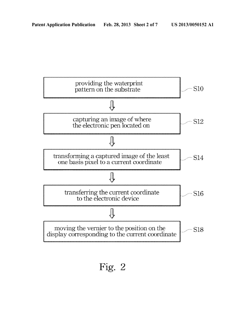 COORDINATE POSITIONING METHOD FOR DISPLAY - diagram, schematic, and image 03