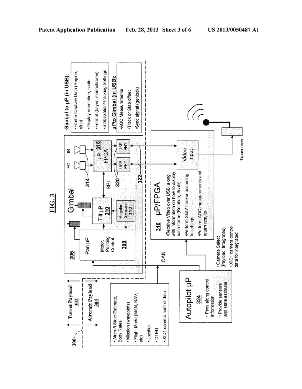 Camera Ball Turret Having High Bandwidth Data Transmission to External     Image Processor - diagram, schematic, and image 04