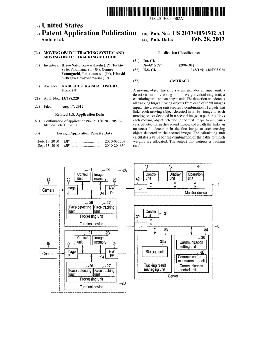 MOVING OBJECT TRACKING SYSTEM AND MOVING OBJECT TRACKING METHOD - diagram, schematic, and image 01