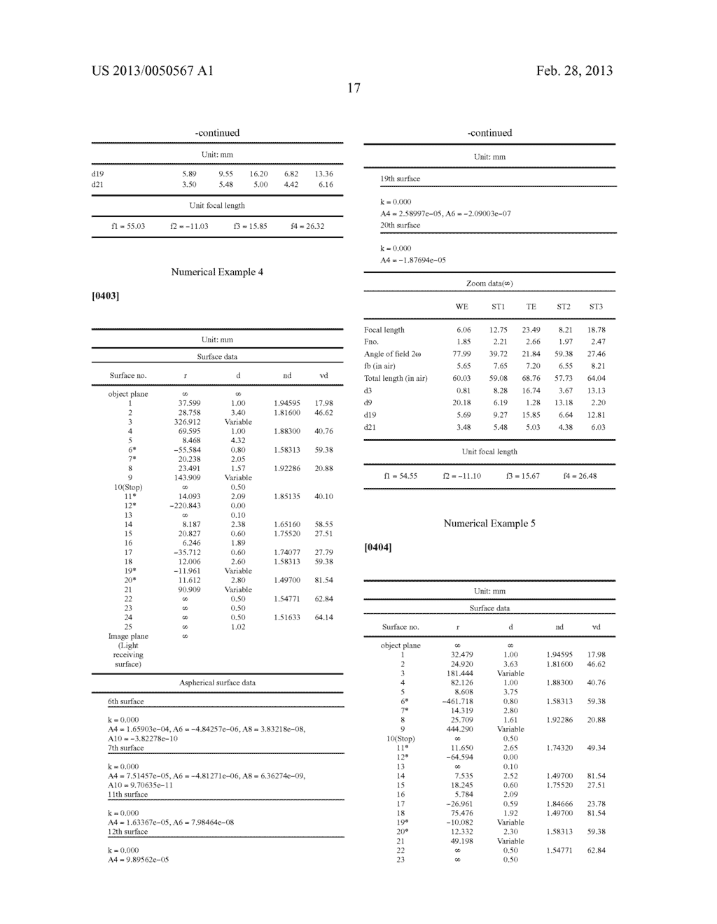 Zoom Lens System and Image Pickup Apparatus Using the Same - diagram, schematic, and image 45