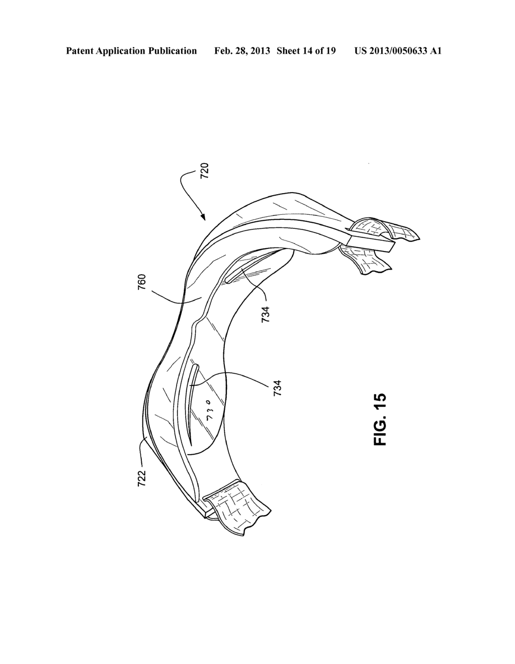 Protective spray painter eyewear - diagram, schematic, and image 15