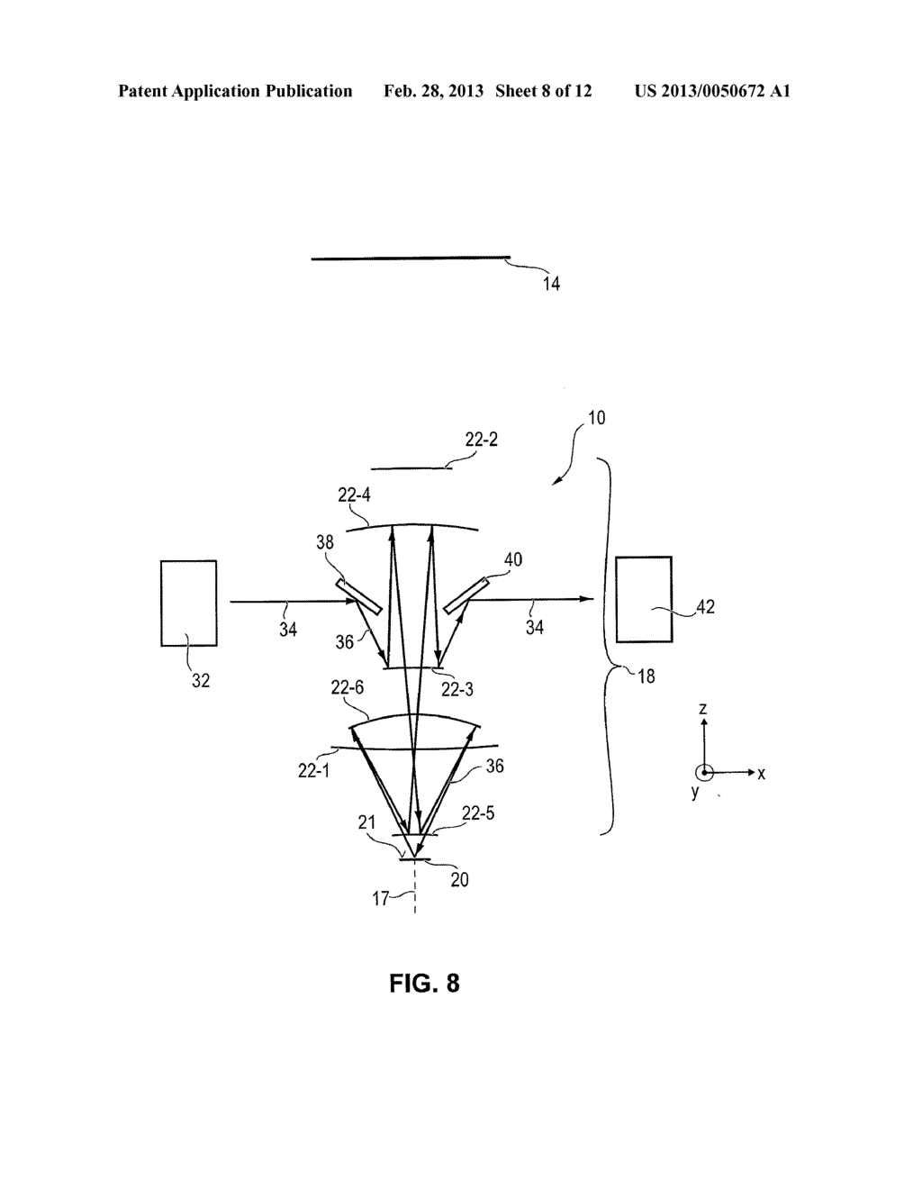 APPARATUS FOR MICROLITHOGRAPHIC PROJECTION EXPOSURE AND APPARATUS FOR     INSPECTING A SURFACE OF A SUBSTRATE - diagram, schematic, and image 09