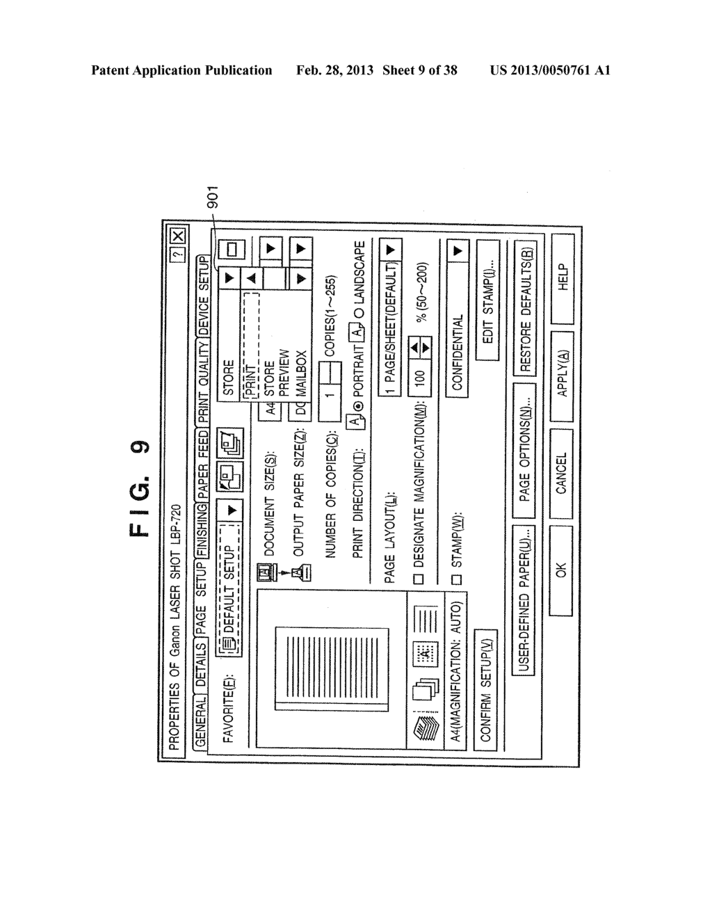 PRINT CONTROL METHOD AND APPARATUS - diagram, schematic, and image 10