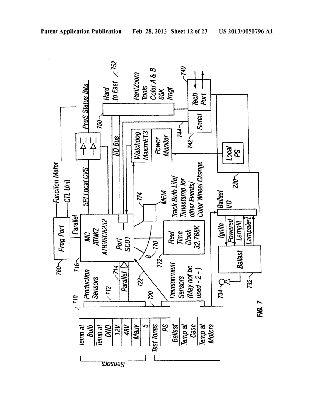 Electronically Controlled Stage Lighting System - diagram, schematic, and image 13