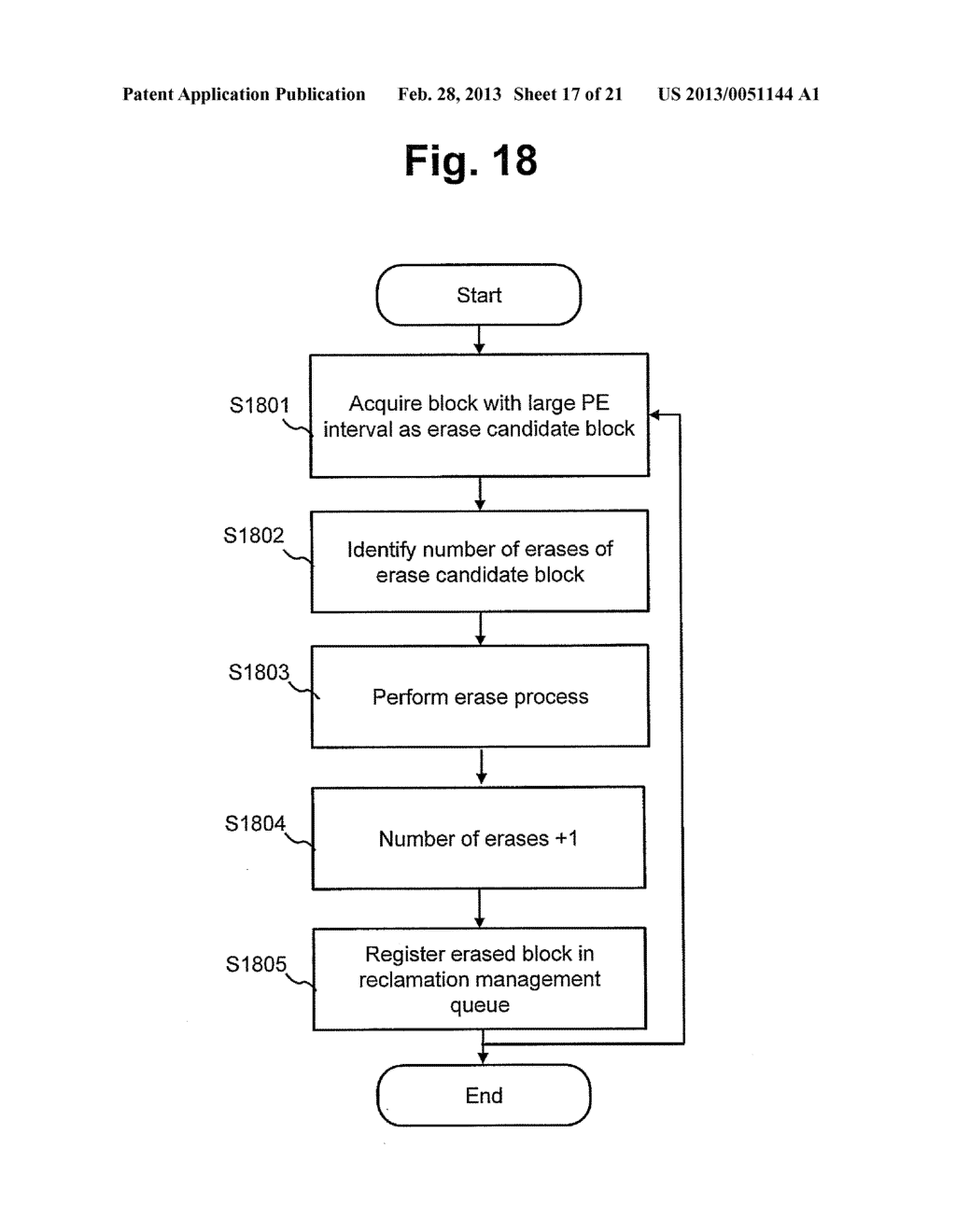 SEMICONDUCTOR STORAGE DEVICE COMPRISING ELECTRICALLY REWRITABLE     NONVOLATILE SEMICONDUCTOR MEMORY - diagram, schematic, and image 18