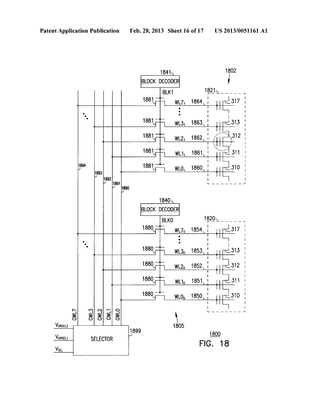 APPARATUSES AND METHODS INCLUDING MEMORY WRITE OPERATION - diagram, schematic, and image 17