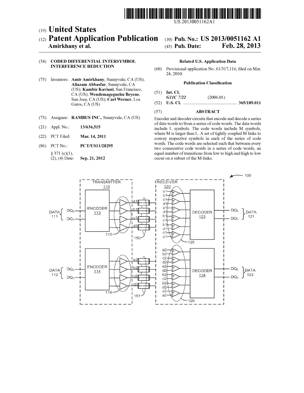 CODED DIFFERENTIAL INTERSYMBOL INTERFERENCE REDUCTION - diagram, schematic, and image 01