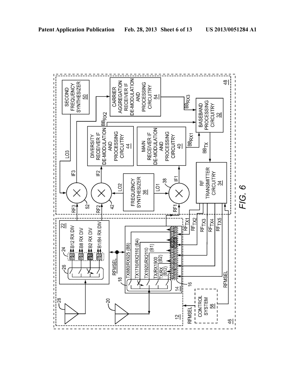 CARRIER AGGREGATION RADIO SYSTEM - diagram, schematic, and image 07