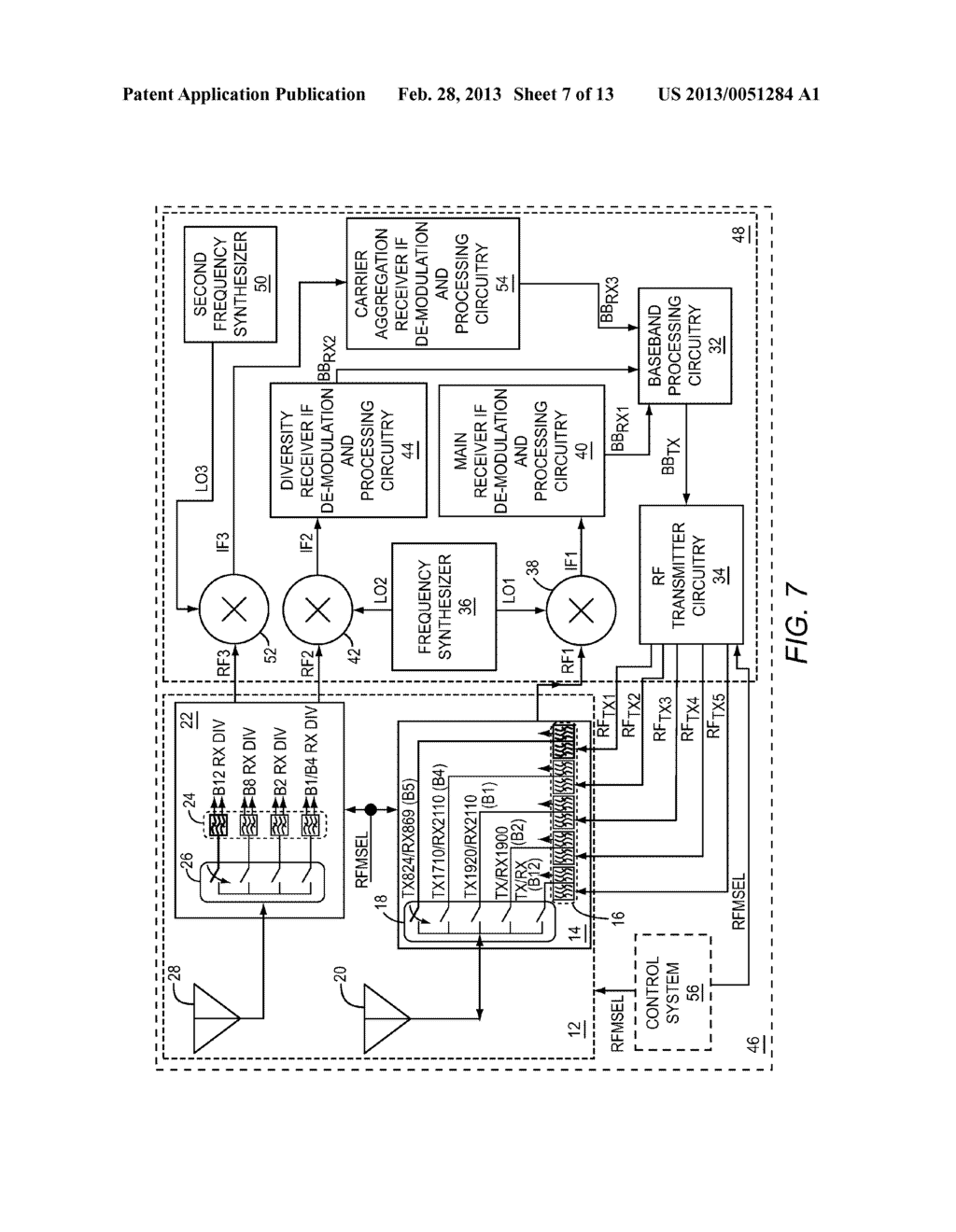 CARRIER AGGREGATION RADIO SYSTEM - diagram, schematic, and image 08