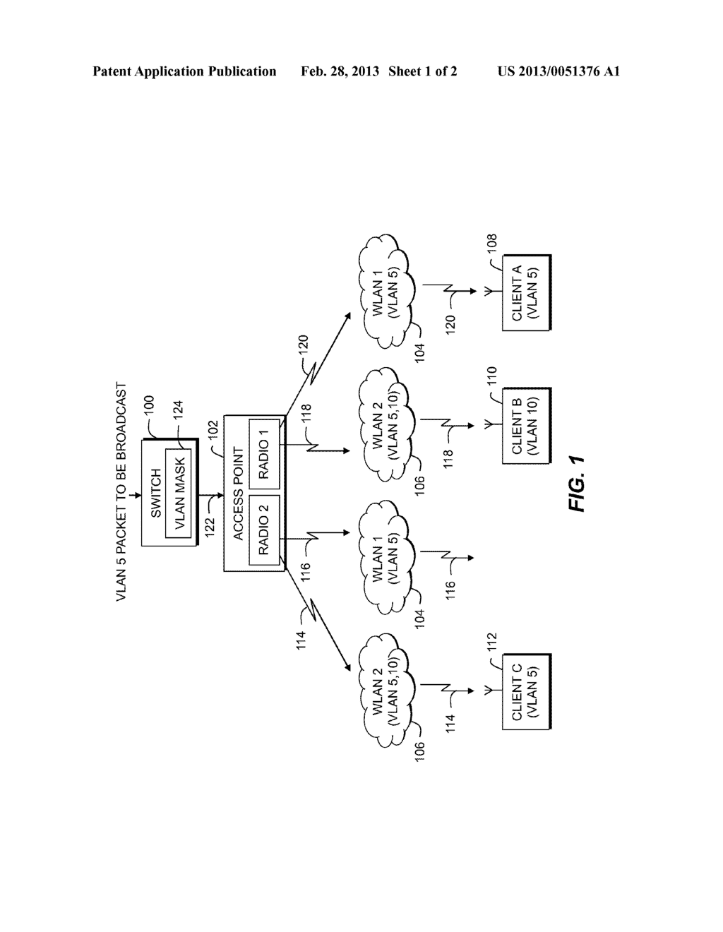 HYBRID BROADCAST PACKET REPLICATION FOR VIRTUAL LOCAL AREA NETWORKS - diagram, schematic, and image 02