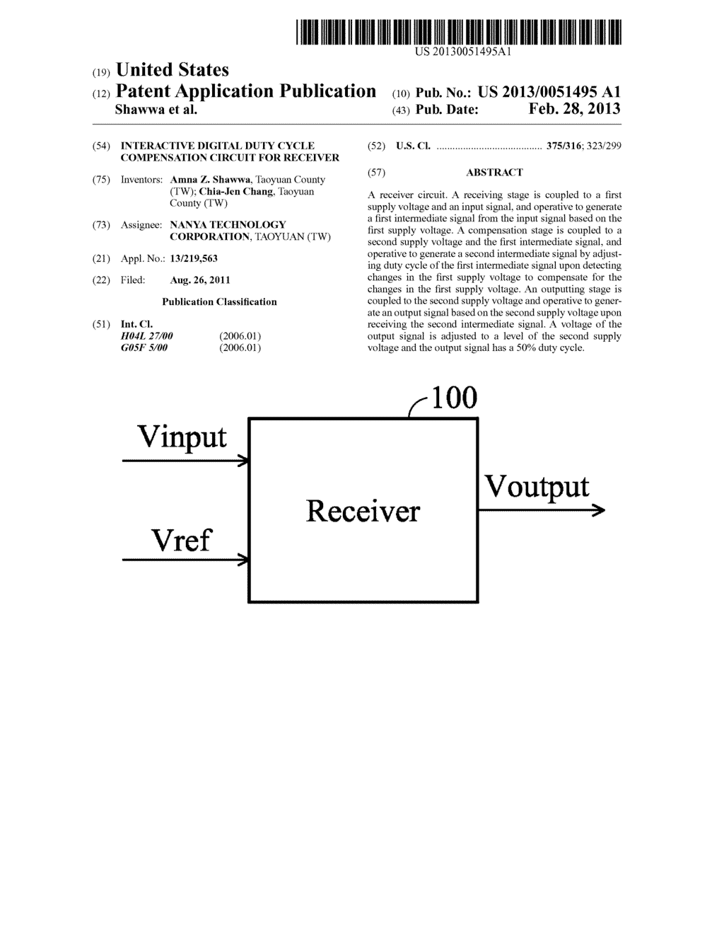 INTERACTIVE DIGITAL DUTY CYCLE COMPENSATION CIRCUIT FOR RECEIVER - diagram, schematic, and image 01