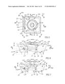 Cutting Tool and Cutting Insert Having Clamping Bore with Spaced Apart     Clamping Portions Therefor diagram and image