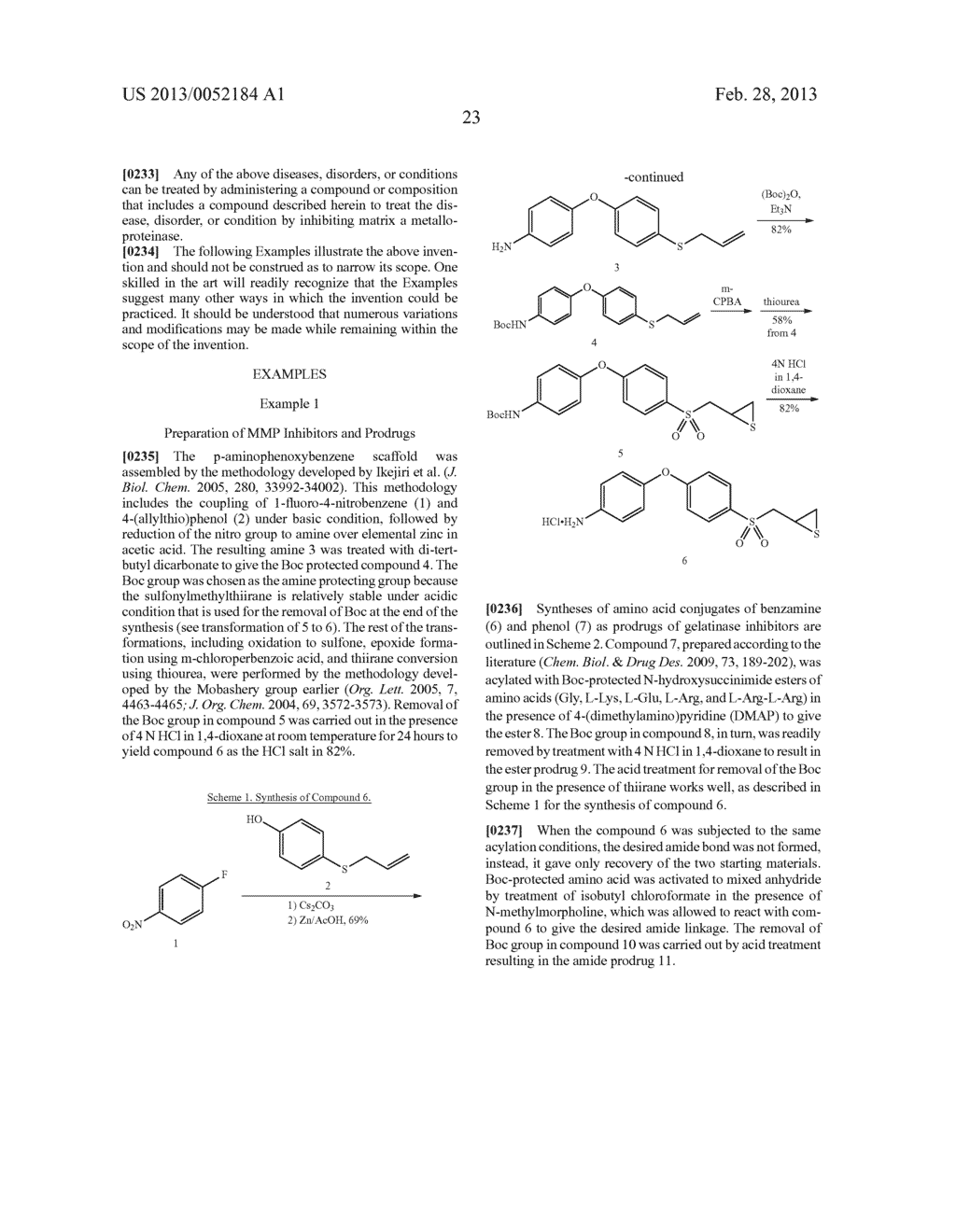 GELATINASE INHIBITORS AND PRODRUGS - diagram, schematic, and image 24