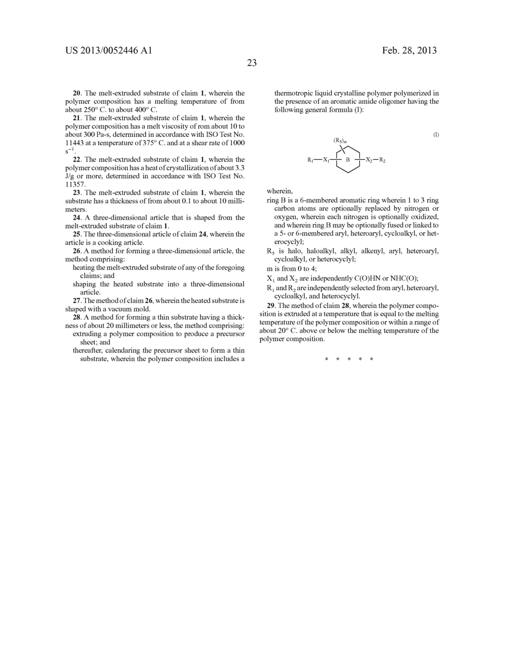 Melt-Extruded Substrate for Use in Thermoformed Articles - diagram, schematic, and image 29