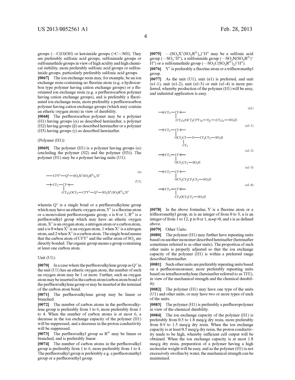 POLYMER ELECTROLYTE MEMBRANE AND MEMBRANE/ELECTRODE ASSEMBLY FOR POLYMER     ELECTROLYTE FUEL CELL - diagram, schematic, and image 06