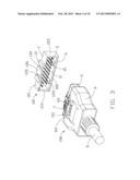 RECEPTACLE CONNECTOR, PLUG CONNECTOR AND CONNECTOR ASSEMBLY THEREOF WITH     IMPROVED LOCKING STRUCTURE diagram and image