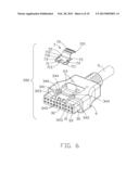 RECEPTACLE CONNECTOR, PLUG CONNECTOR AND CONNECTOR ASSEMBLY THEREOF WITH     IMPROVED LOCKING STRUCTURE diagram and image