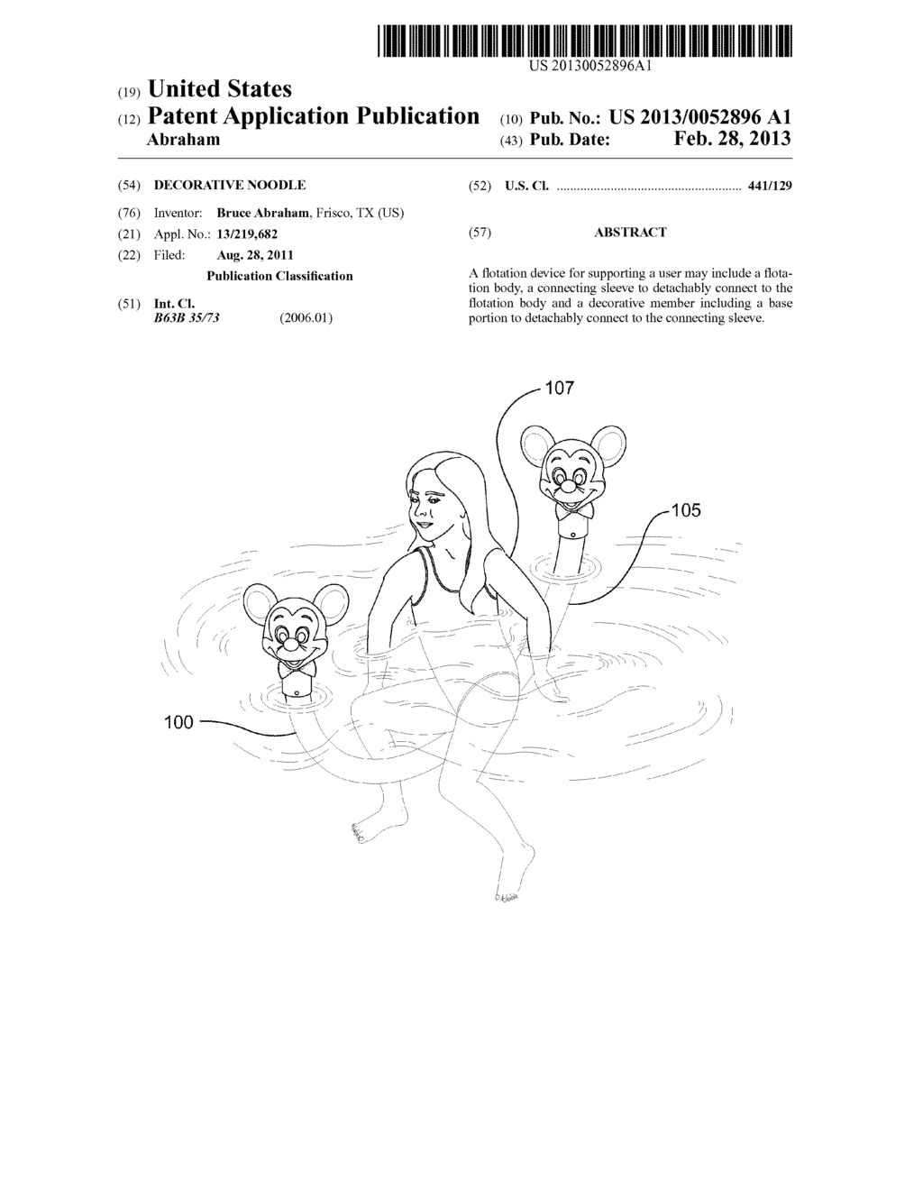 Decorative Noodle - diagram, schematic, and image 01