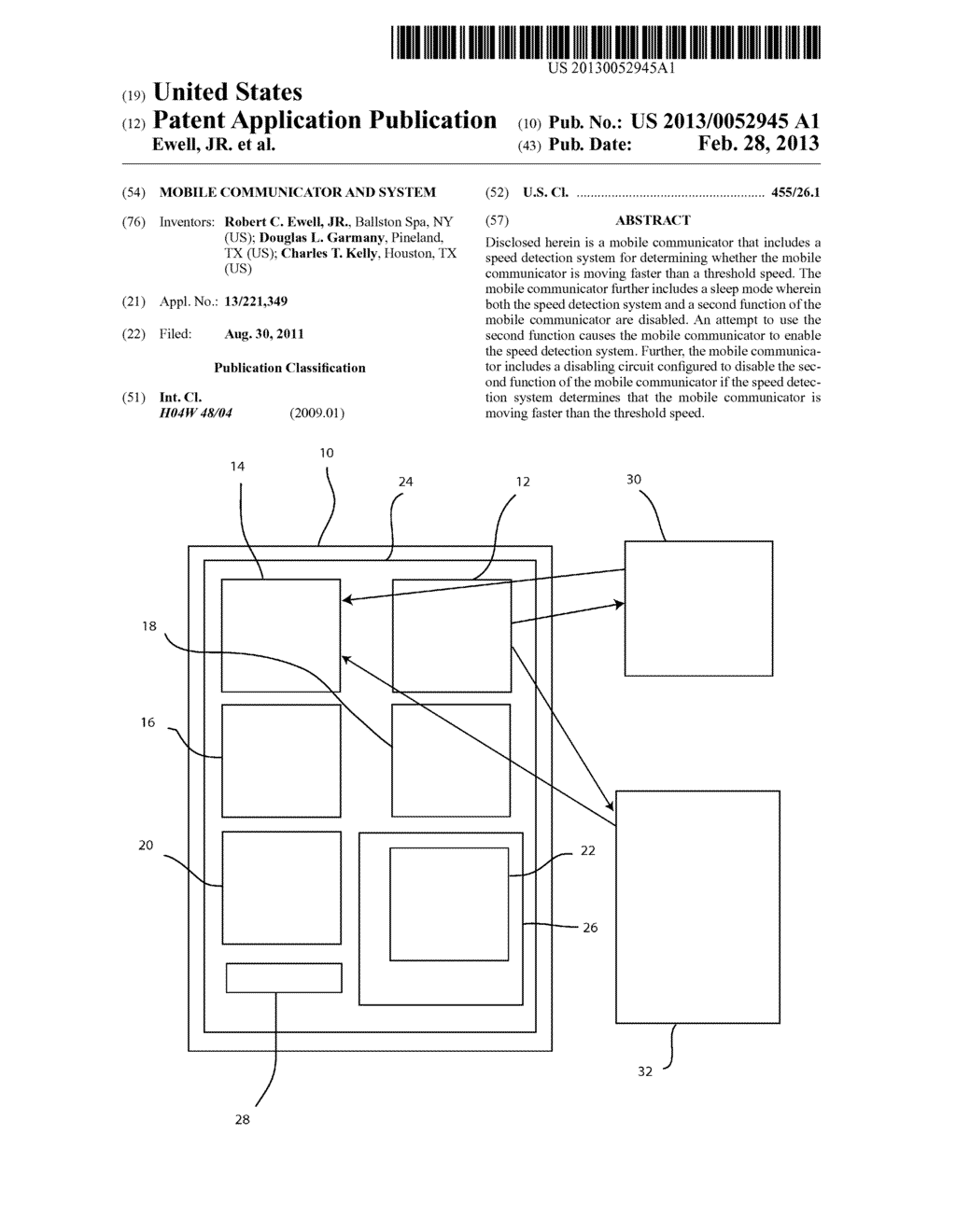 MOBILE COMMUNICATOR AND SYSTEM - diagram, schematic, and image 01