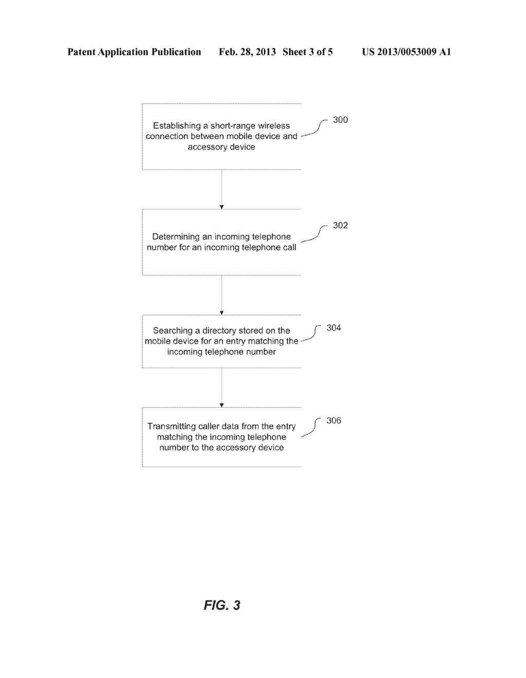 Caller Identification For Hands-Free Accessory Device Wirelessly Connected     To Mobile Device - diagram, schematic, and image 04