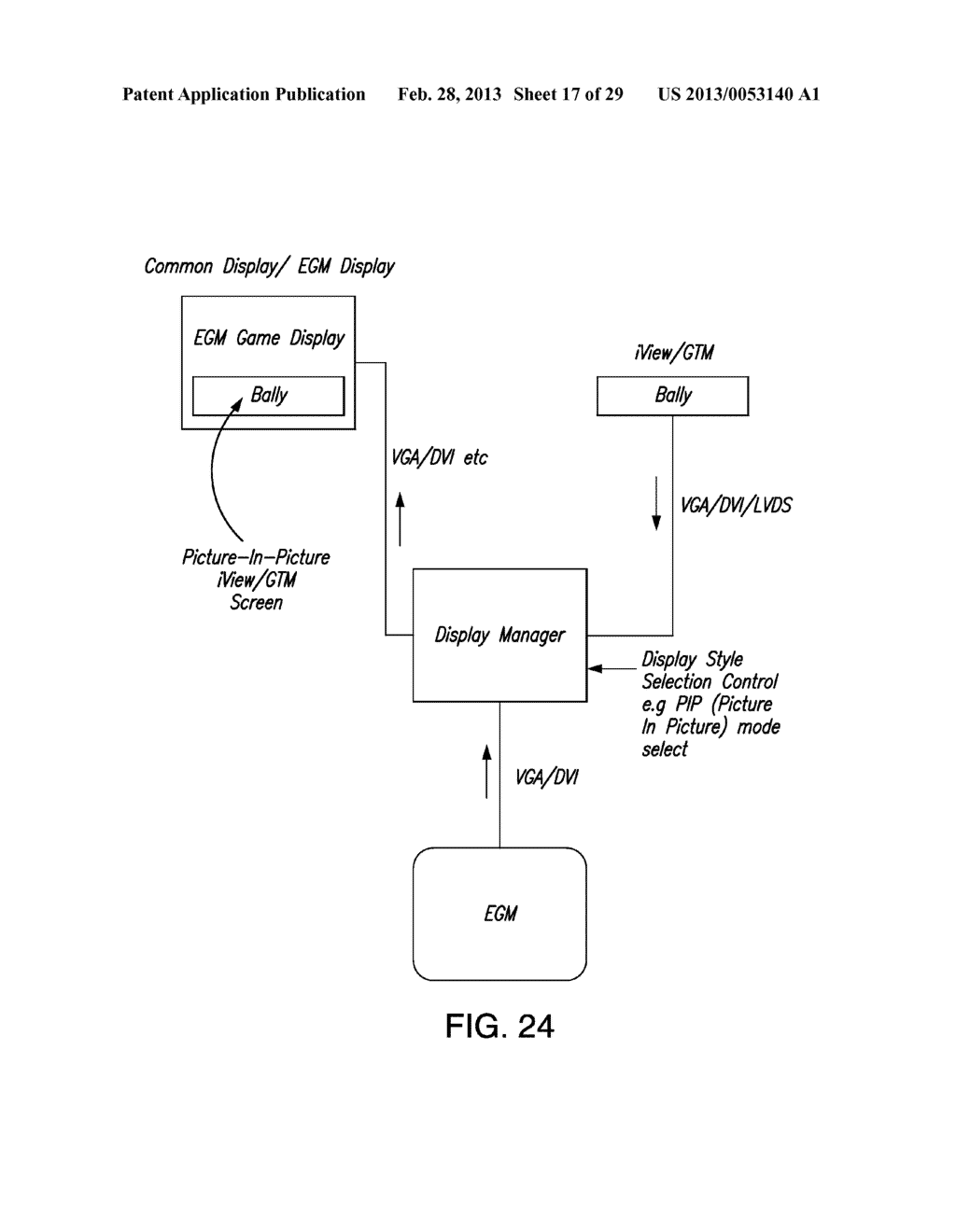METHOD, APPARATUS AND SYSTEM FOR VIDEO TUNING OF A VIDEO SWITCHING DEVICE     FOR A GAMING MACHINE - diagram, schematic, and image 18