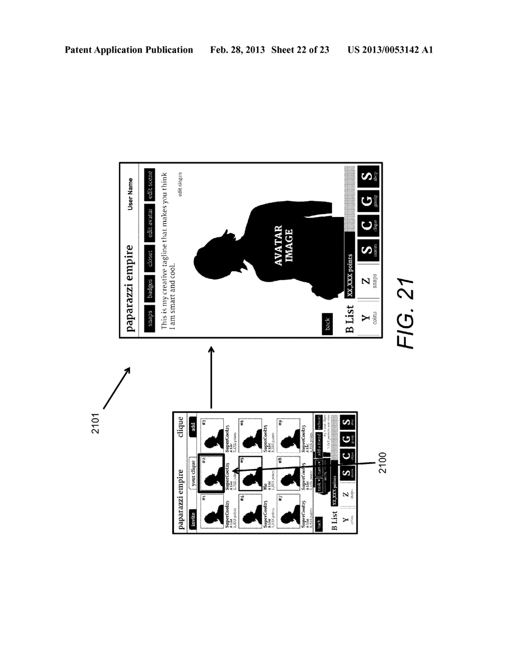 COMPUTER-IMPLEMENTED REAL-TIME REALITY BASED DATA GAME AND METHODS - diagram, schematic, and image 23