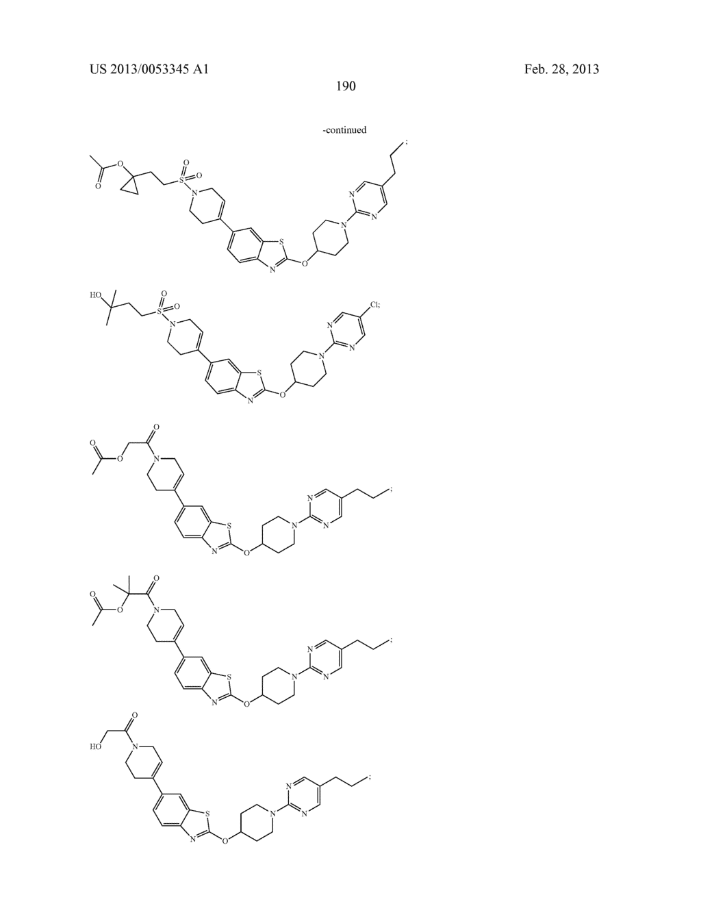 BICYCLIC HETEROARLY ANALOGUES AS GPR119 MODULATORS - diagram, schematic, and image 191