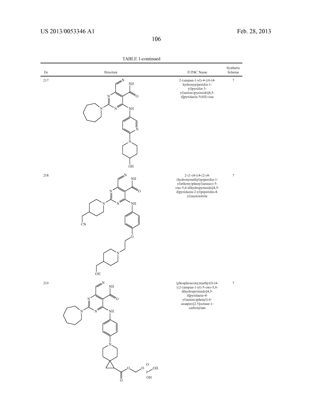 PYRIMIDO-PYRIDAZINONE COMPOUNDS AND METHODS OF USE THEREOF - diagram, schematic, and image 110