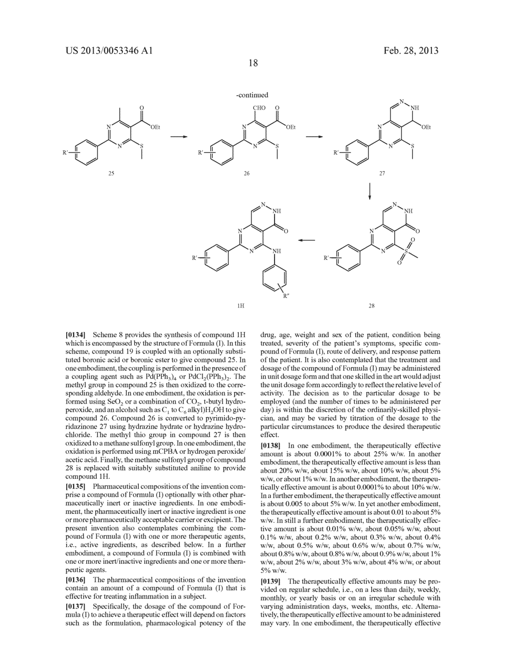 PYRIMIDO-PYRIDAZINONE COMPOUNDS AND METHODS OF USE THEREOF - diagram, schematic, and image 22