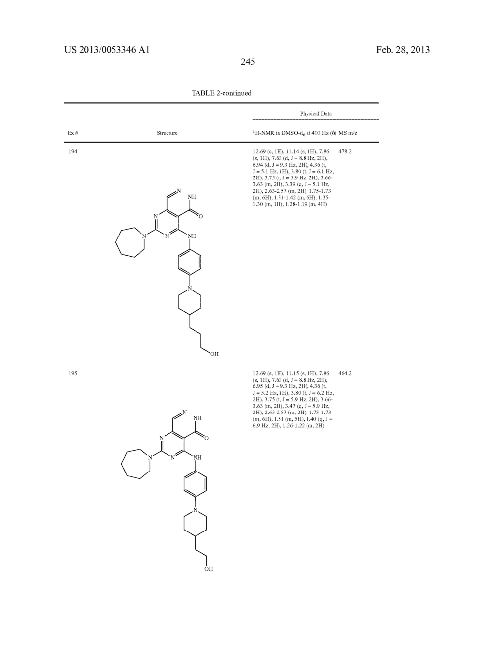 PYRIMIDO-PYRIDAZINONE COMPOUNDS AND METHODS OF USE THEREOF - diagram, schematic, and image 249