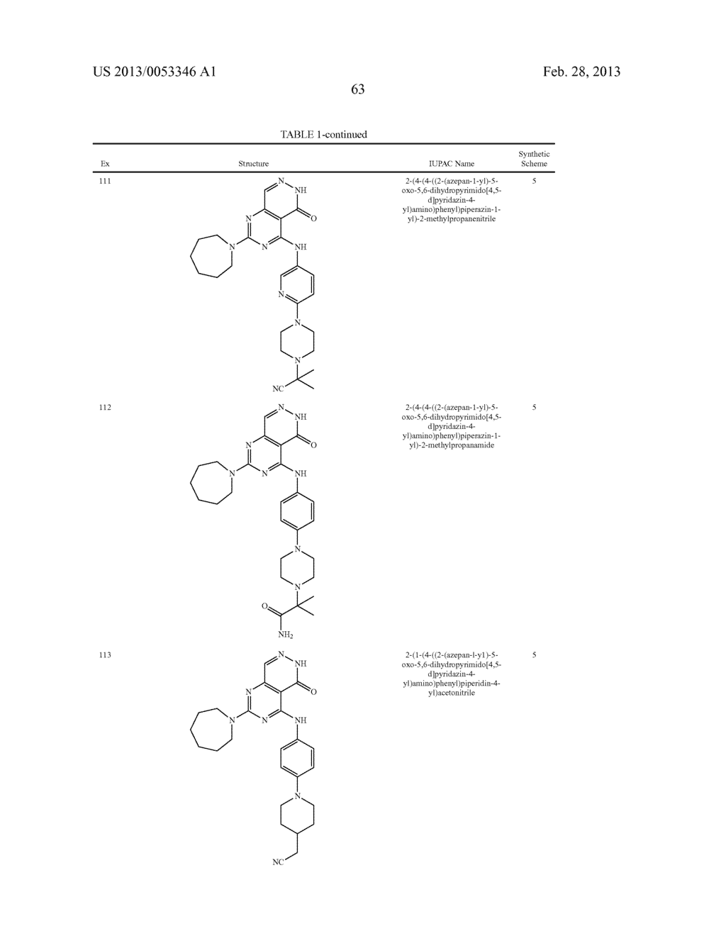 PYRIMIDO-PYRIDAZINONE COMPOUNDS AND METHODS OF USE THEREOF - diagram, schematic, and image 67