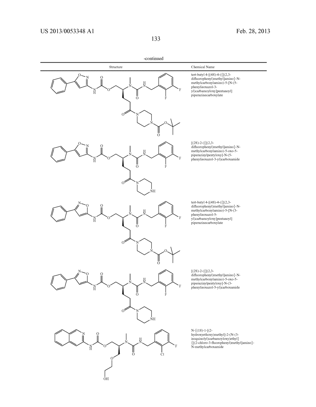 CERTAIN CHEMICAL ENTITIES, COMPOSITIONS, AND METHODS - diagram, schematic, and image 134