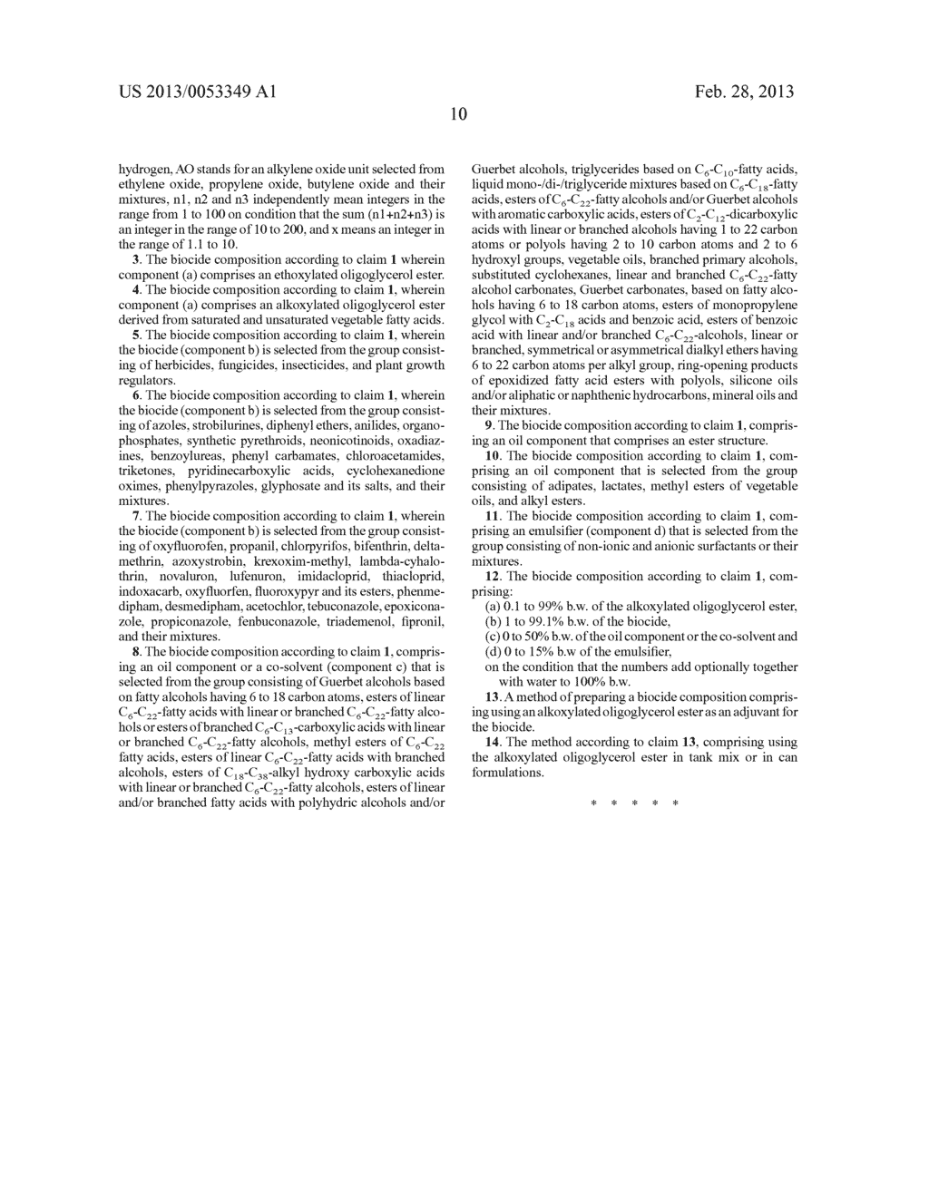 Biocide Compositions Comprising Alkoxylated Oligoglycerol Esters - diagram, schematic, and image 11