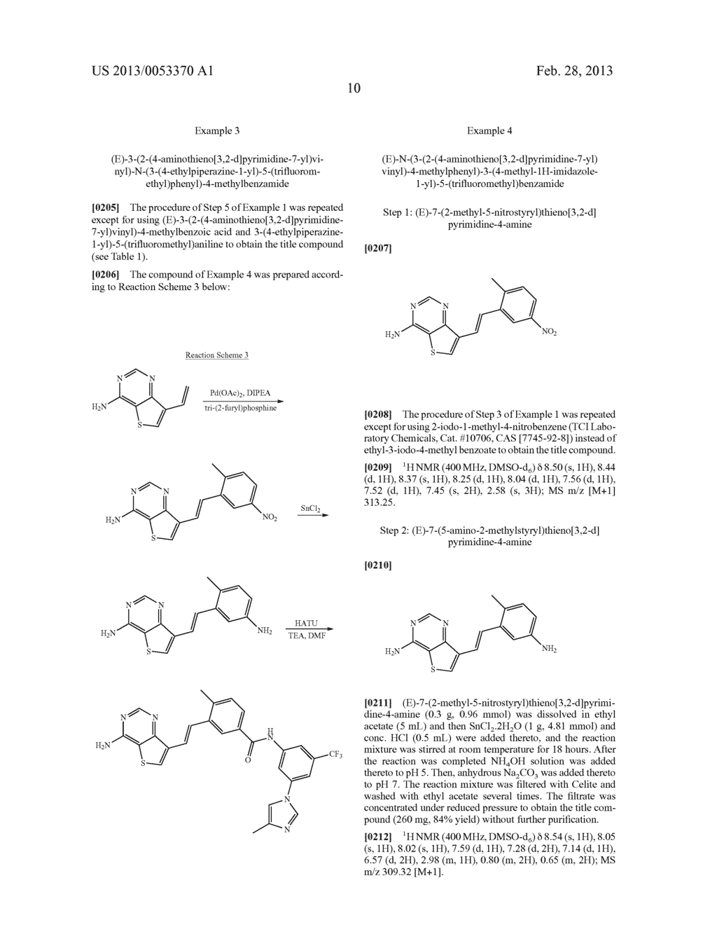 THIENO[3,2-d]PYRIMIDINE DERIVATIVES HAVING INHIBITORY ACTIVITY ON PROTEIN     KINASES - diagram, schematic, and image 11