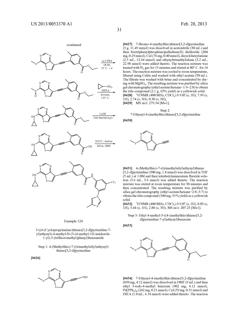 THIENO[3,2-d]PYRIMIDINE DERIVATIVES HAVING INHIBITORY ACTIVITY ON PROTEIN     KINASES - diagram, schematic, and image 32