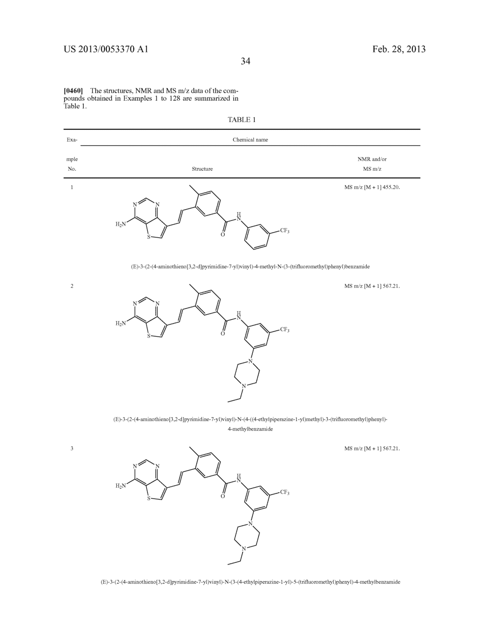 THIENO[3,2-d]PYRIMIDINE DERIVATIVES HAVING INHIBITORY ACTIVITY ON PROTEIN     KINASES - diagram, schematic, and image 35