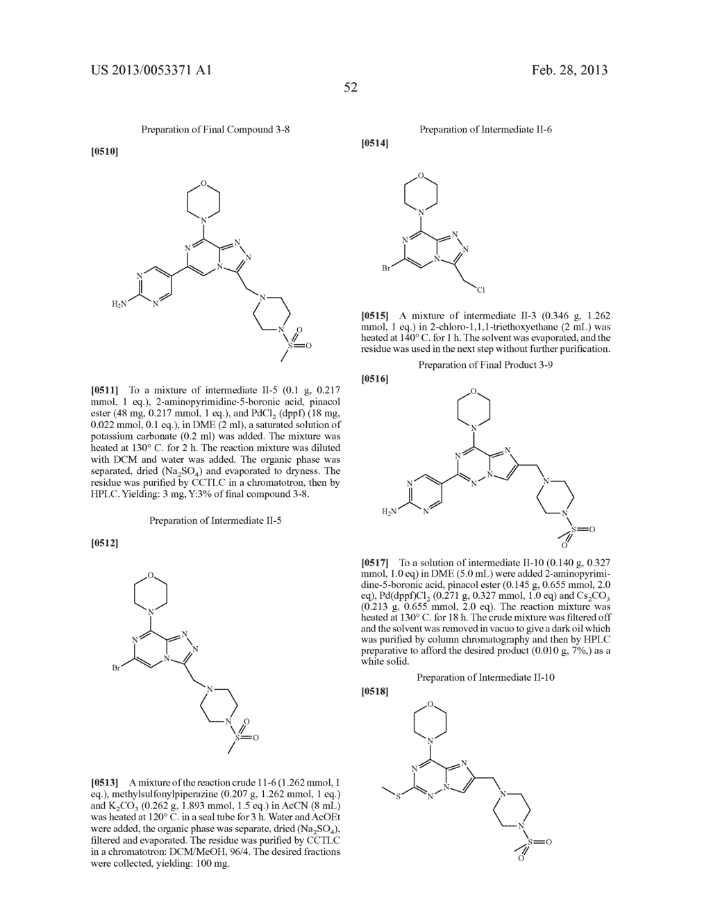 INHIBITORS OF PI3 KINASE - diagram, schematic, and image 53