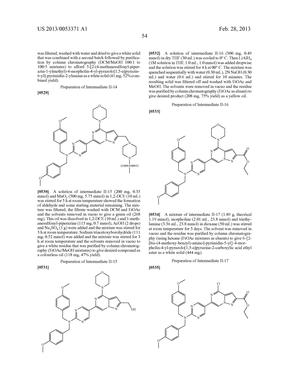 INHIBITORS OF PI3 KINASE - diagram, schematic, and image 55