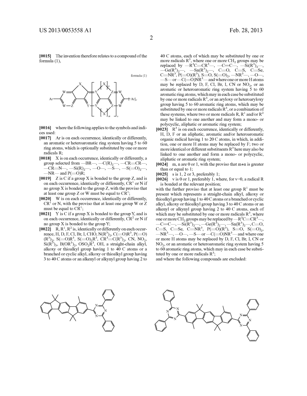 ORGANIC COMPOUNDS FOR ELECTROLUMINESCENT DEVICES - diagram, schematic, and image 03