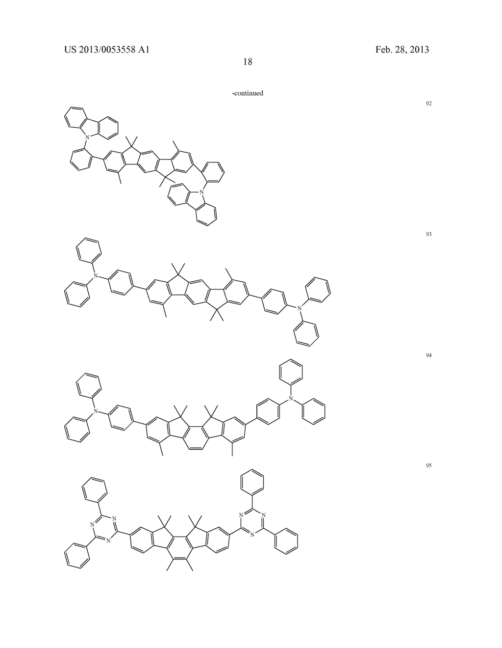 ORGANIC COMPOUNDS FOR ELECTROLUMINESCENT DEVICES - diagram, schematic, and image 19
