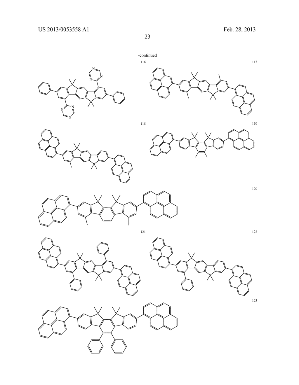 ORGANIC COMPOUNDS FOR ELECTROLUMINESCENT DEVICES - diagram, schematic, and image 24