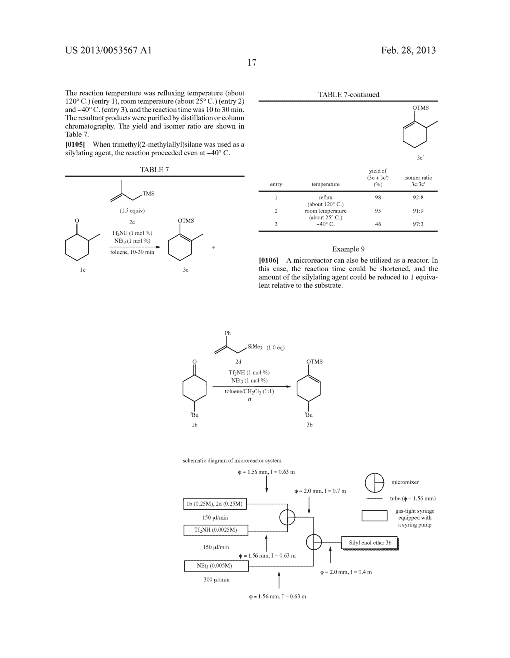 METHOD FOR PRODUCING SILYLENOL ETHERS - diagram, schematic, and image 18