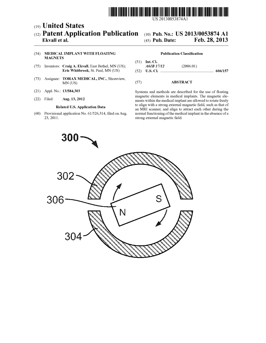 MEDICAL IMPLANT WITH FLOATING MAGNETS - diagram, schematic, and image 01