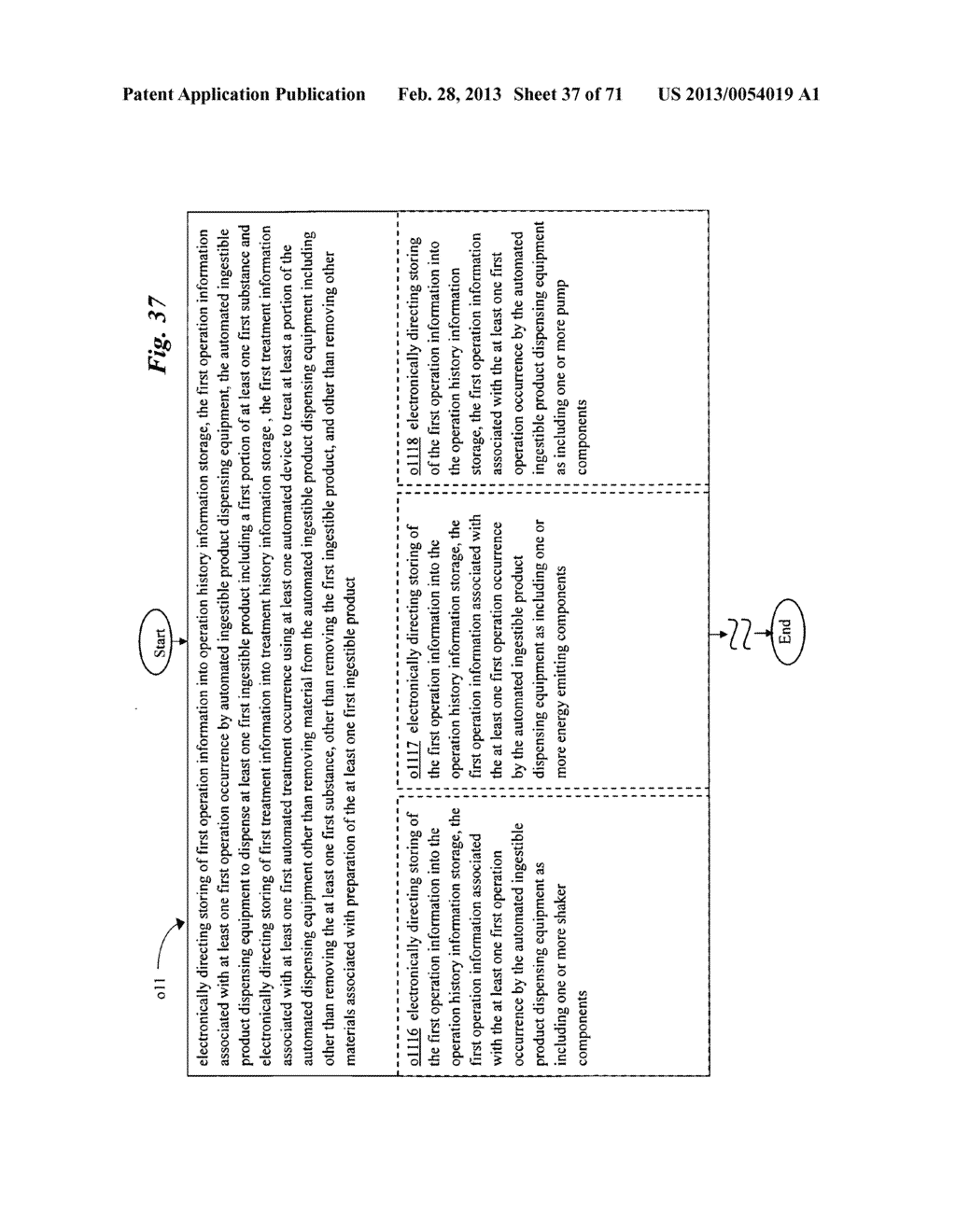 Treatment system and method for ingestible product dispensing system and     method - diagram, schematic, and image 38